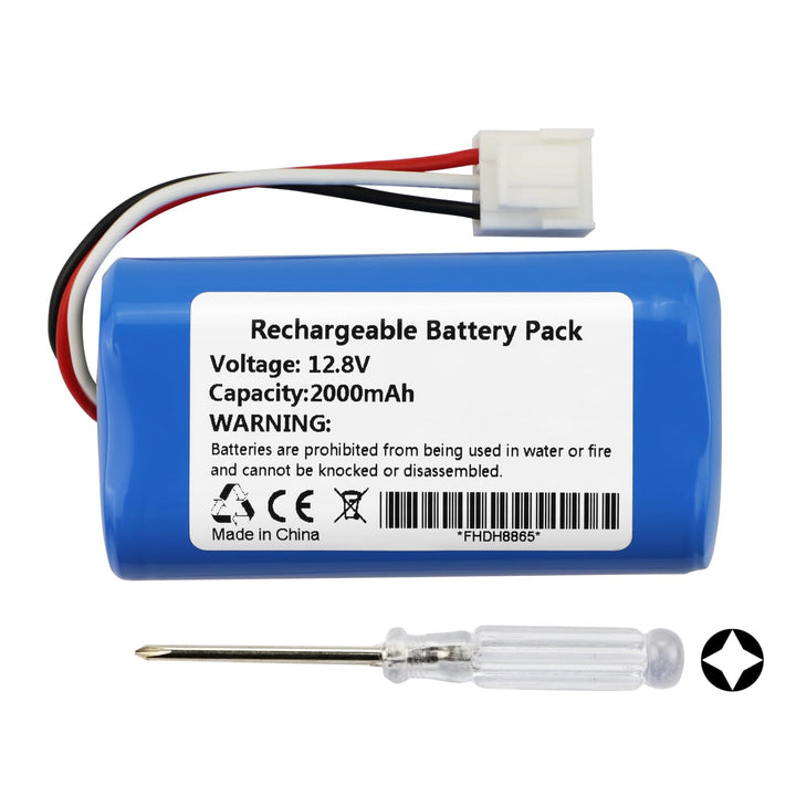 K KYUER 2000mAh Rechargable Saugroboter Akku für Severin Chill RB 7025 RB-7025 RB7022 RB7720 Robot V