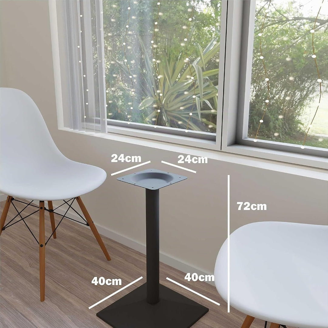 ONPIRA Tischgestell schwarz Höhe 72cm pulverbeschichtetet inkl. Bodenausgleichsschrauben