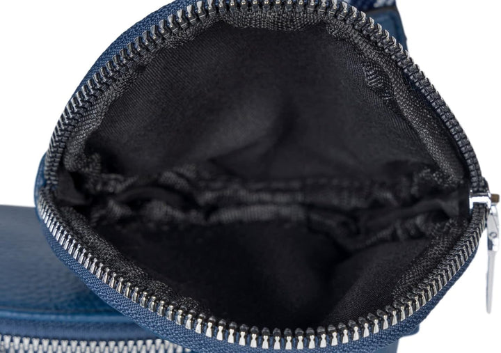 styleBREAKER Damen Halbmond Crossbody Schultertaschen Set 2-Teilig, Schultergurt mit Zick-Zack Raute