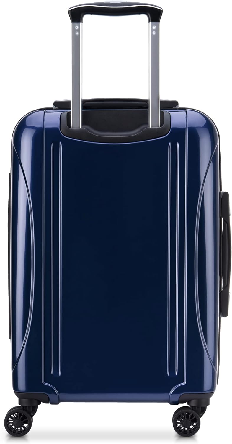 DELSEY PARIS - HELIUM AERO - Starrer Kabinenkoffer - 55x35x24 cm - S - Metallic-Blau S Blau Metallic