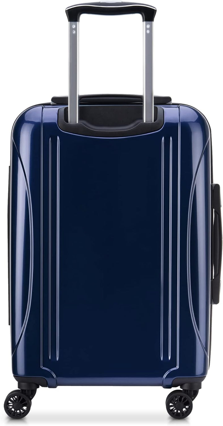 DELSEY PARIS - HELIUM AERO - Starrer Kabinenkoffer - 55x35x24 cm - S - Metallic-Blau S Blau Metallic