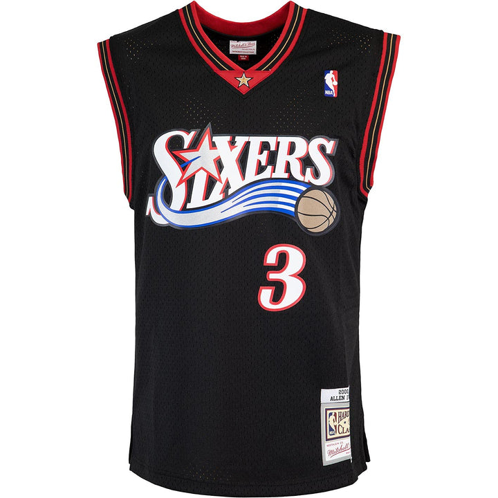 Mitchell & Ness Swingman Allen Iverson Philadelphia 76ers 00/01 Trikot L Schwarz, L Schwarz