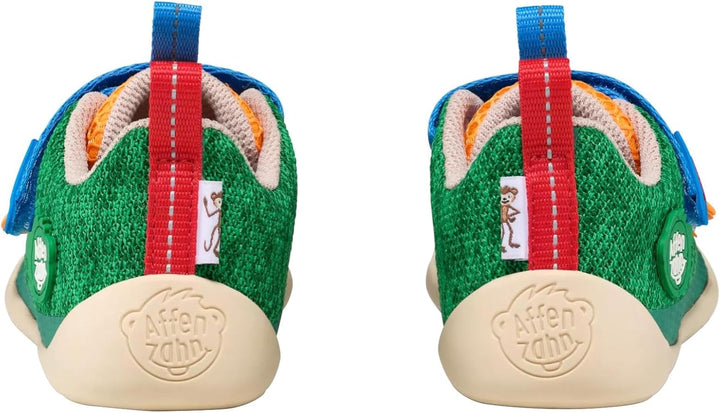 Affenzahn Barfussschuh Knit Happy mit Klettverschluss, Vegan, rutschfest, Flexibel, Reflektierend, b