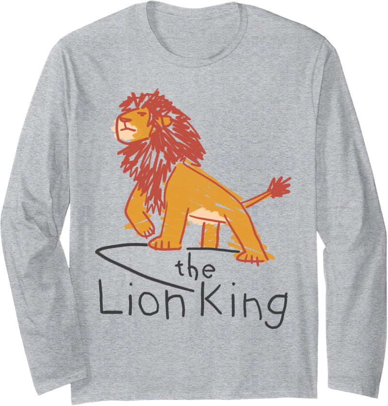 Disney The Lion King Simba Doodle Langarmshirt