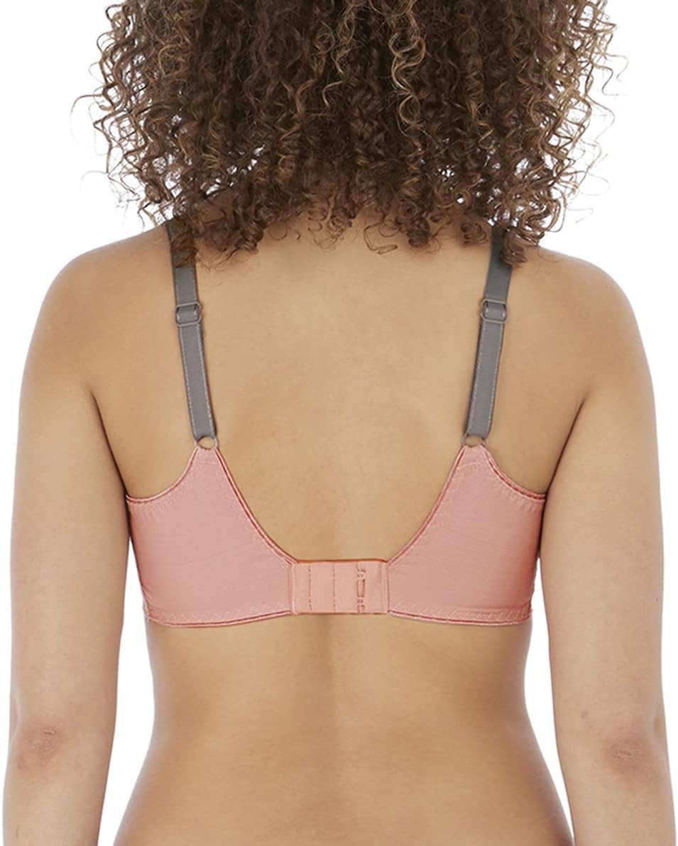 Freya Damen Offbeat Bügel seitlicher Stützfunktion Plunge-BH, Durchsichtig, Hagebutte, 80G