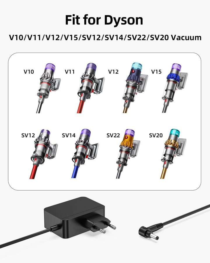 Superer 30,45V Ladegerät für Dyson V10-V11-V12-V15 SV12 SV14 SV15 SV20 SV22 Absolute Cyclone Animal