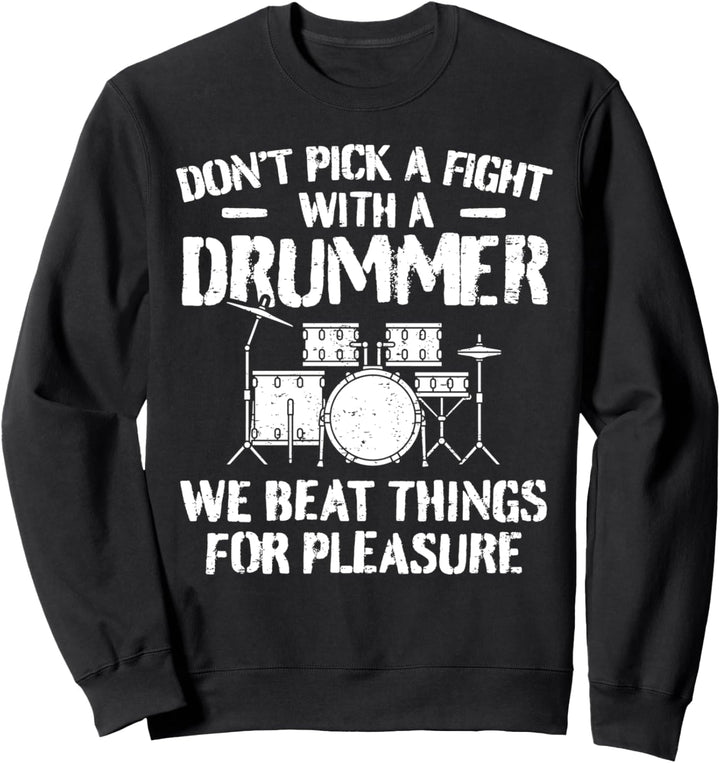 Schlagzeuger Design Drummer Percussion Trommeln I Schlagen Sweatshirt