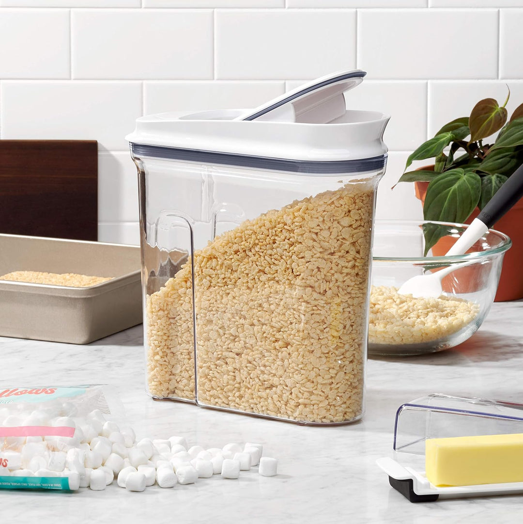 OXO Good Grips POP Müslispender gross (4,2 l) – Vorratsdose mit Deckel für eine luftdichte Aufbewahr