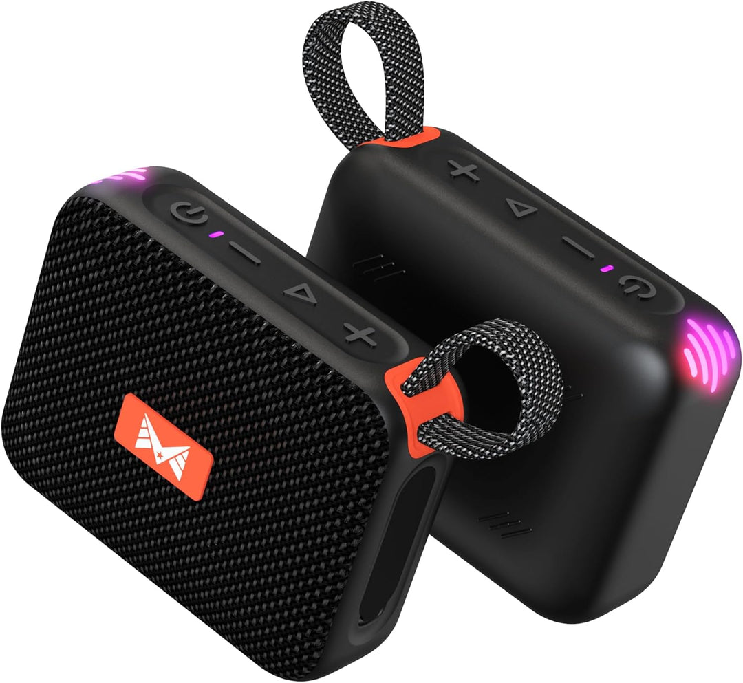Musikbox Bluetooth, Bluetooth Lautsprecher mit Beat-Synchronisationslicht, IPX7-Wasserdicht, Musikbo