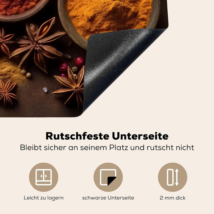 Herdabdeckplatte 70x52 cm Einteilig Ceranfeld Abdeckplatte Küche Deko Ceranfeldabdeckung Herdabdecku
