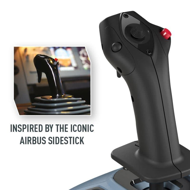 Thrustmaster TCA Captain Pack Airbus Edition - Pack bestehend aus Sidestick / Throttle / Throttle Ad
