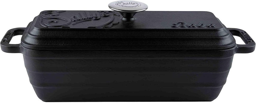 Sallys Gusseisen Brot- Backform Baba (Carbon Black), Carbon Black