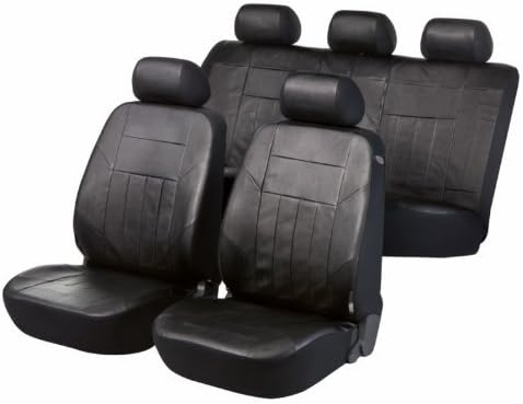 Walser Auto-Sitzbezug Komplettset Soft Nappa, Auto-Schonbezüge für Normalsitze, 2 Vordersitzbezüge,