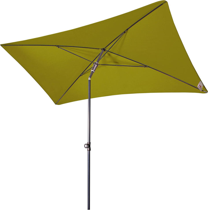 Doppler Absolut wasserdichter Gartenschirm Waterproof 225x120 Pistazie ohne Volant, UV-Schutz 80, MA