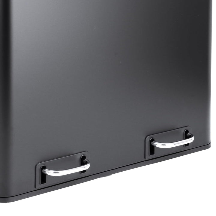 SVITA TM2X30 Treteimer 60 Liter Abfalleimer Mülleimer Design Mülltrennung Papierkorb Küchen-Ordnung