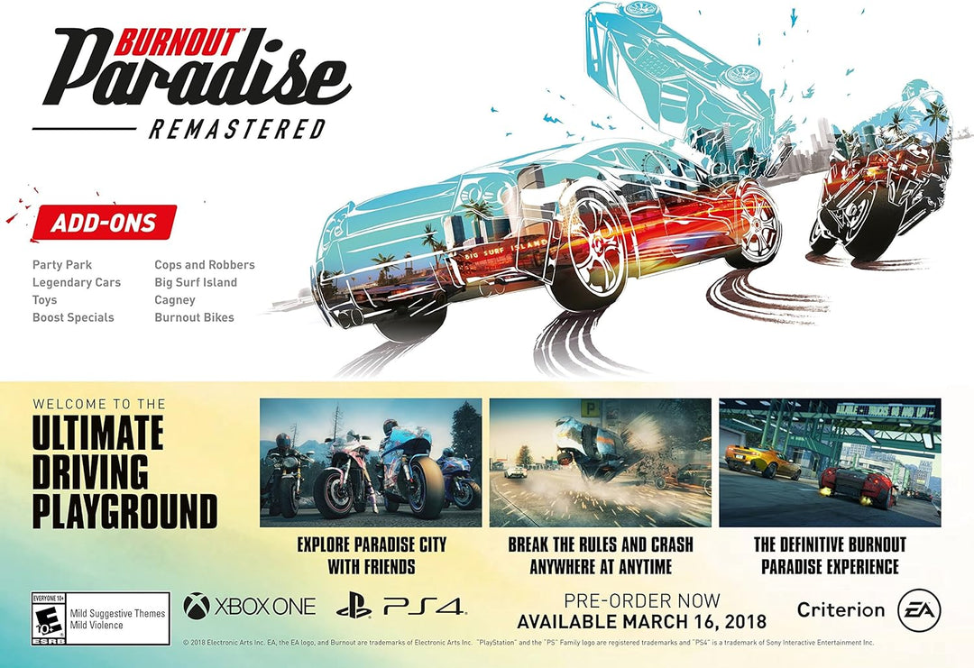 Burnout Paradise Remastered (Import)