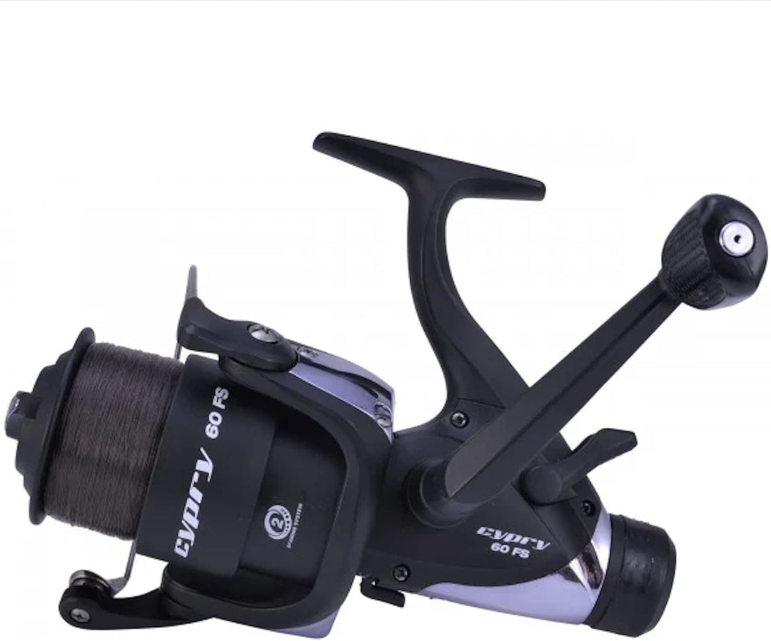 Shakespeare Cypry FS Freespool Angelrolle – Rolle zum Karpfenangeln – Karpfen, Barben, Schleien, Bra