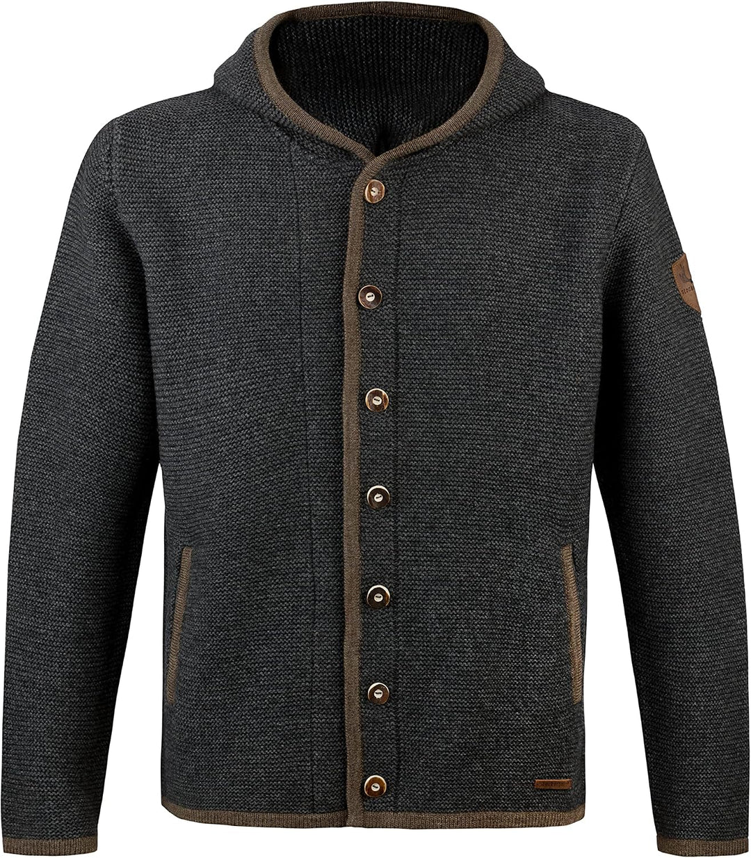 Stockerpoint Herren Jacke Alex Strickjacke 46 Anthrazit, 46 Anthrazit