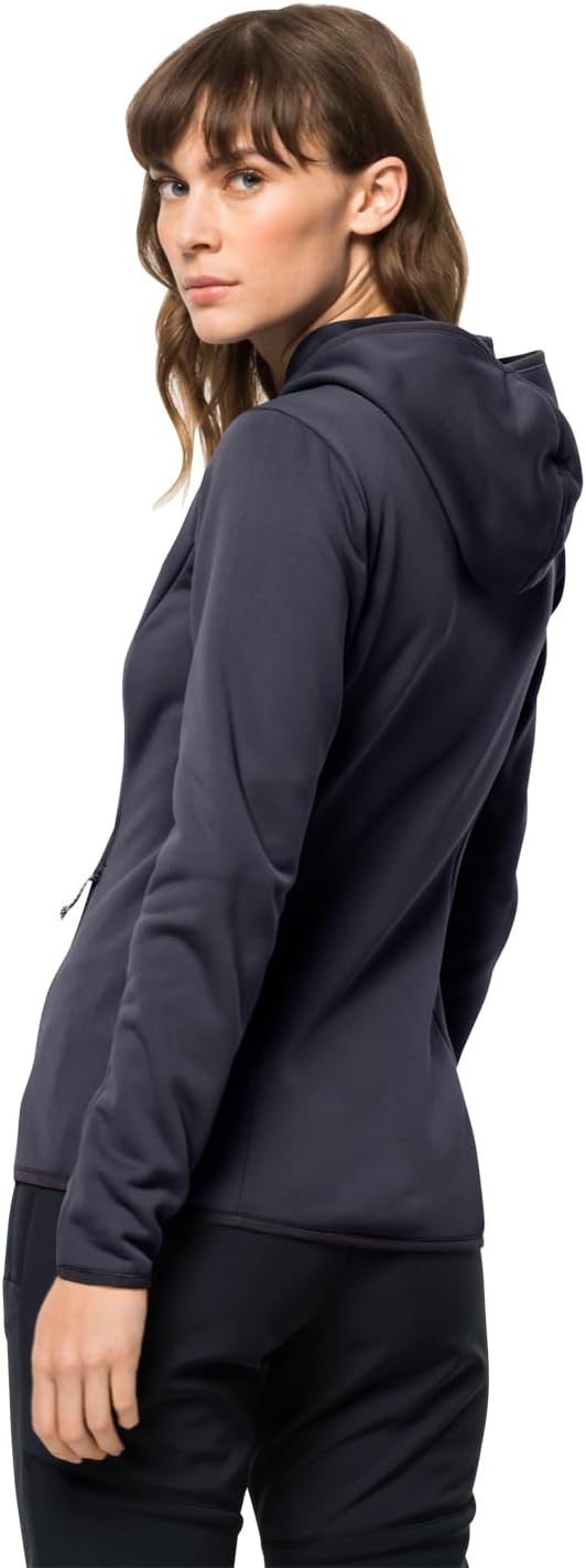 Jack Wolfskin Damen Baiselberg Hooded Fz W Fleecejacke S dolphin, S dolphin