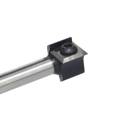 AKYLIN Planfräser 8mm schaft，2 Flöten Planfräser holz für Oberfräse，4-seitigen Austauschbare Hartmet