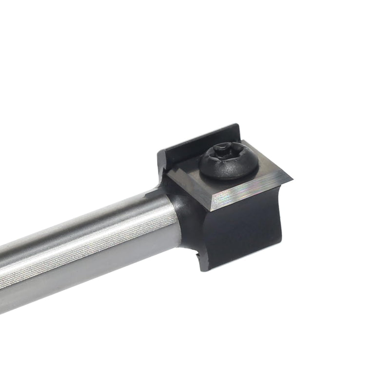 AKYLIN Planfräser 8mm schaft，2 Flöten Planfräser holz für Oberfräse，4-seitigen Austauschbare Hartmet