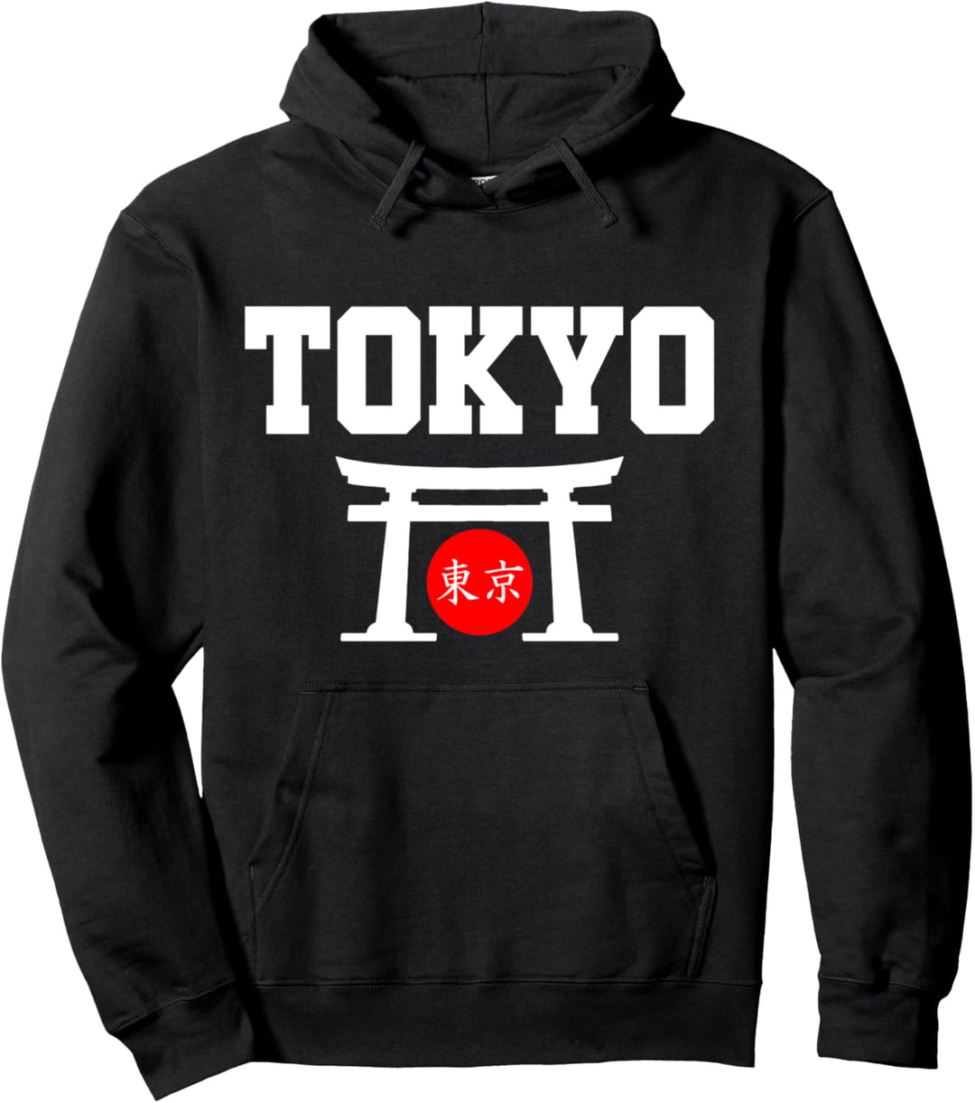 Tokio Japan Japanische Flagge Souvenir Pullover Hoodie