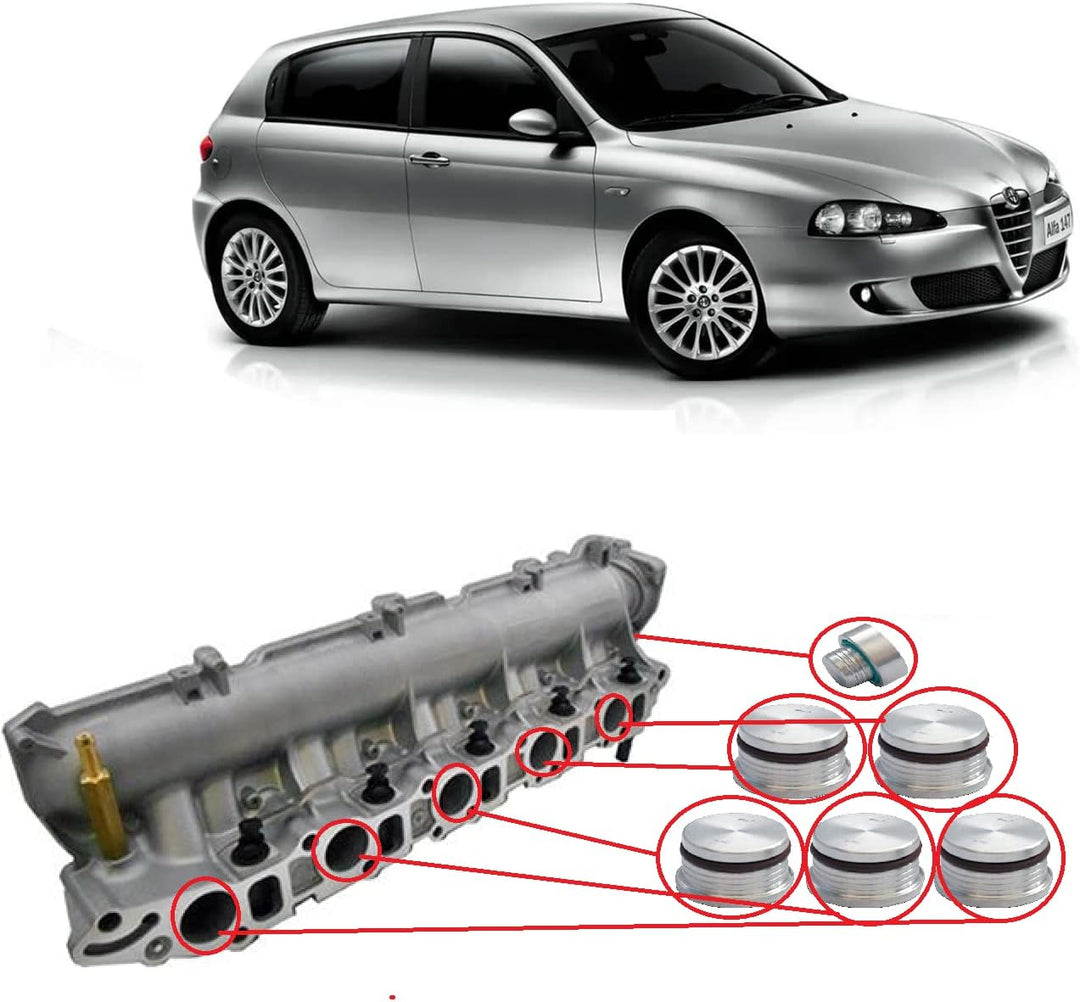 Twowinds Ansaugkrümmer-Ringkerzen 2.4 20V JTD Multijet-Motoren