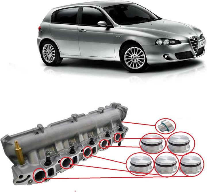 Twowinds Ansaugkrümmer-Ringkerzen 2.4 20V JTD Multijet-Motoren