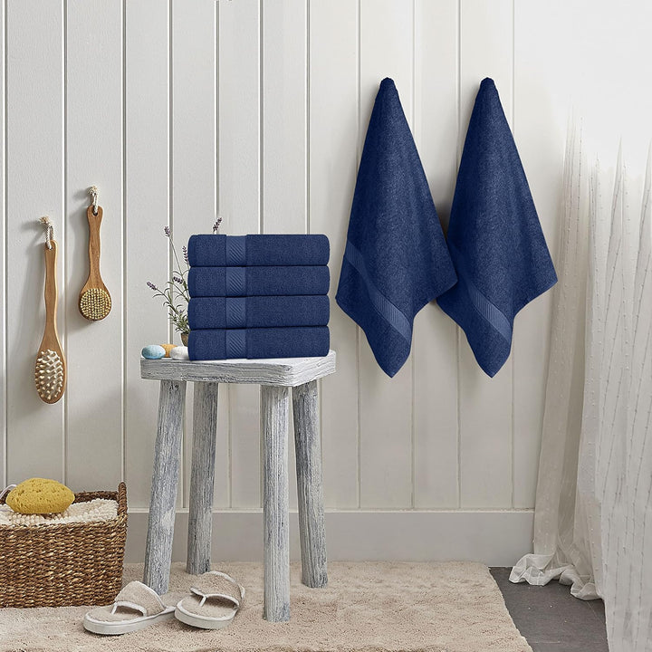 Utopia Towels - 6er-Pack mittelgrosse Badetücher aus 100% Baumwolle mit Aufhängeschlaufen, 60x120 cm