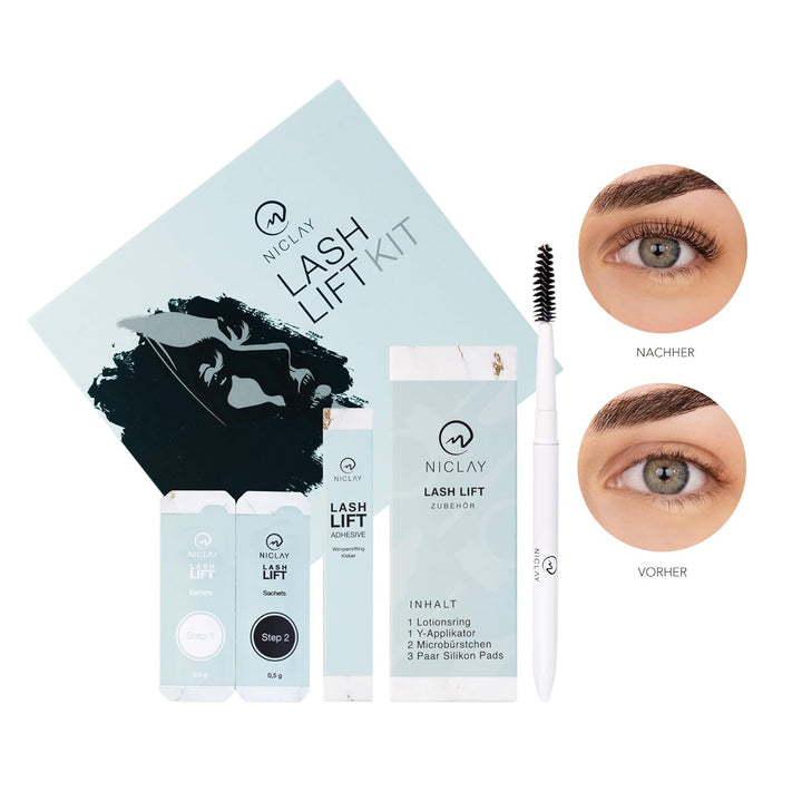 NICLAY Lash Lift Home Kit – Wimpernlifting Set für Zuhause, Lash Lift, Lifting, Lamination, Wimpernl