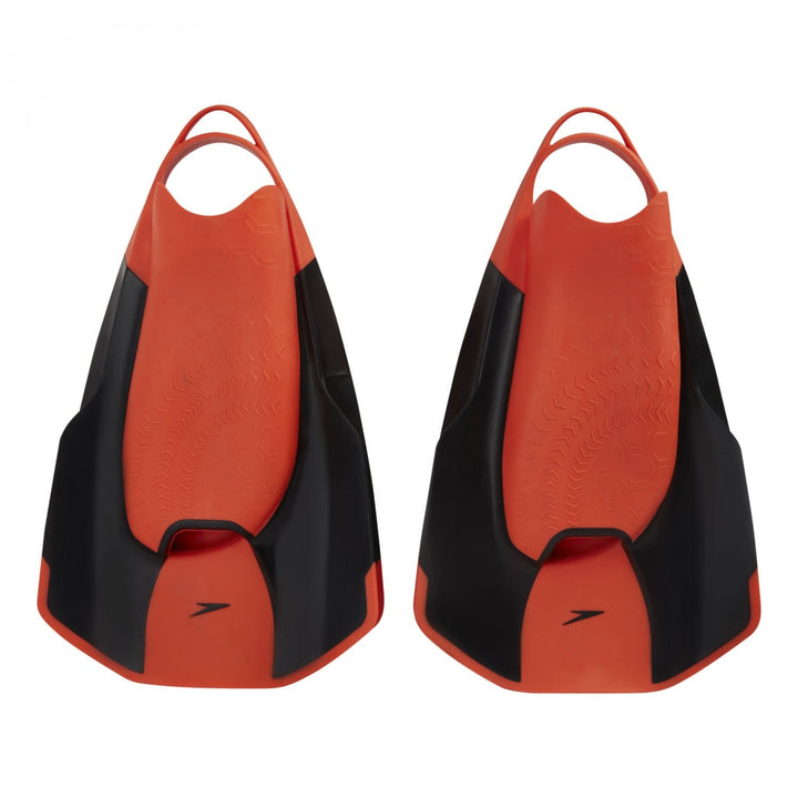 Speedo Unisex Erwachsene Fastskin Kickfin Kick Fin 5-6 Schwarz/Siren Rot, 5-6 Schwarz/Siren Rot