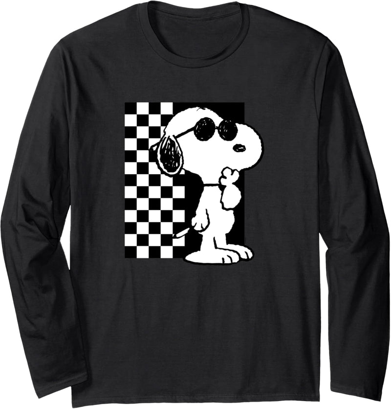 Peanuts - Snoopy Coolness Checkered Langarmshirt