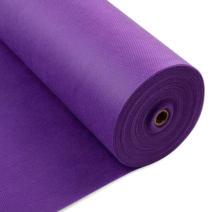 Tischdeckenrolle, 1 × 25M, Lila, Einweg Vlies Stoffähnlich Tischdecke Rolle, Meterware Tischtuchroll