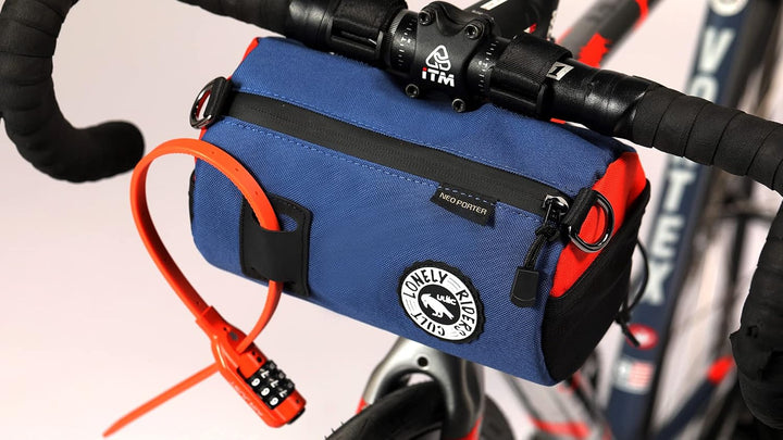 ULAC COURSIER 2,7 l Neo Porter Fahrradtasche für Lenker, mit Öse vorne für Lichter und Sonnenbrillen