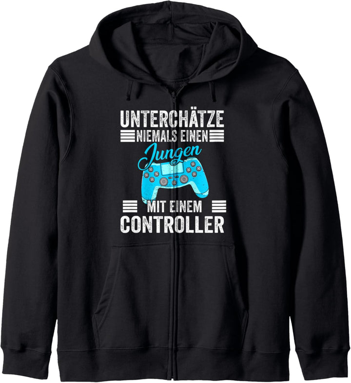 Gamer Zocker Zocken Gaming Kapuzenjacke