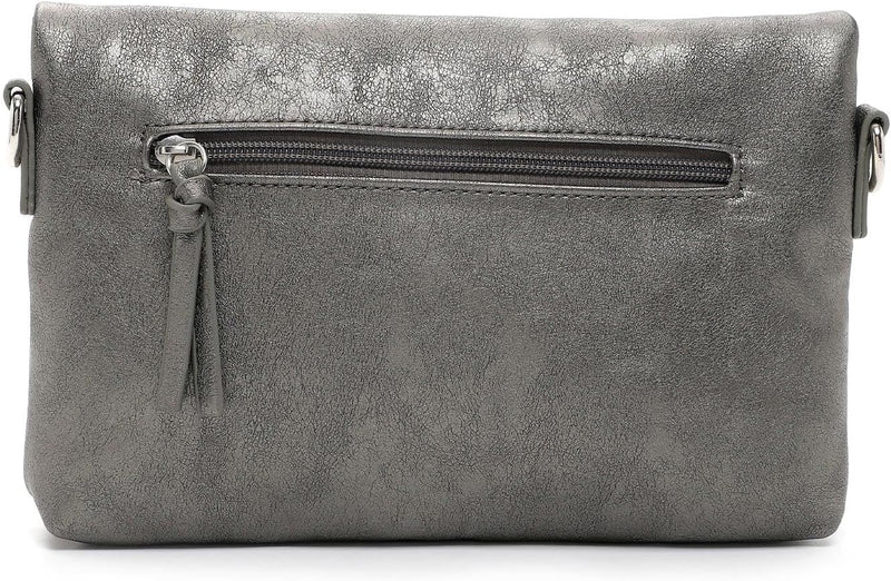 Tamaris Clutch Alessia 30813 Damen Handtaschen Uni Einheitsgrösse Darksilver 833, Einheitsgrösse Dar