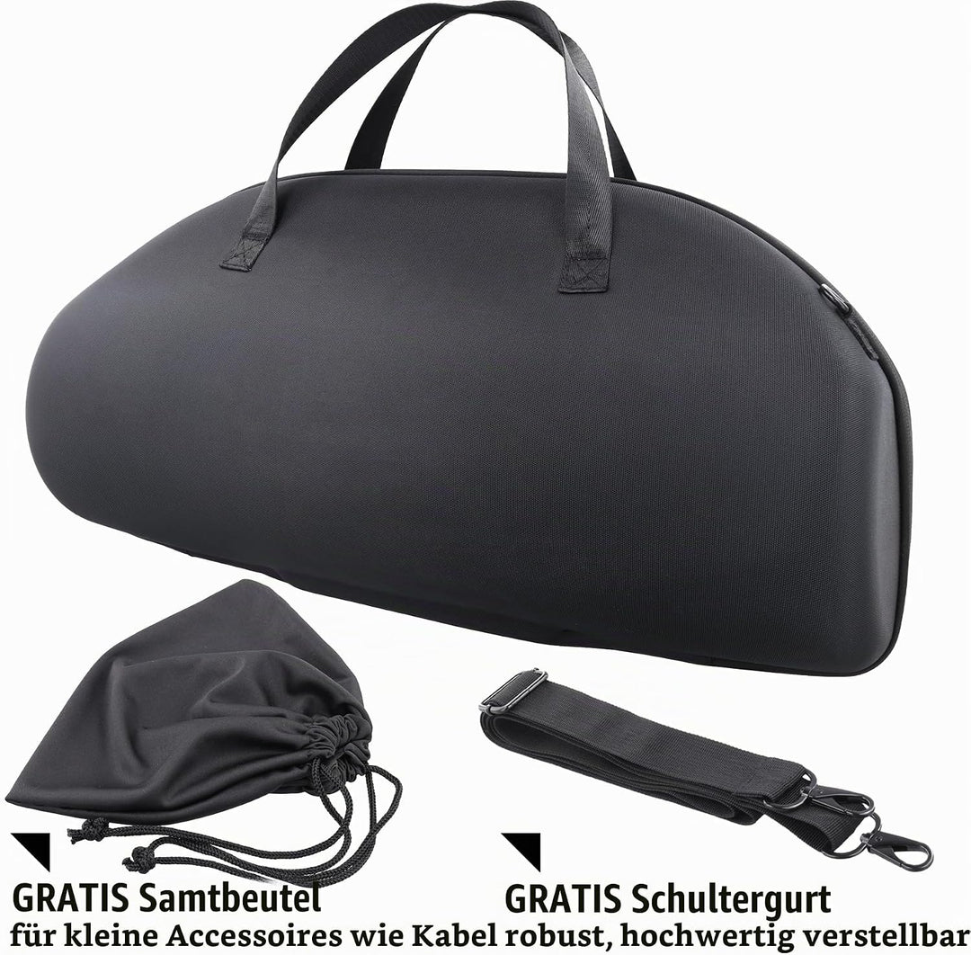 co2CREA Hart Tragetasche mit Mini Zubehörtasche und Schultergurt Für JBL Boombox 3 /Boombox 3 WiFi/B