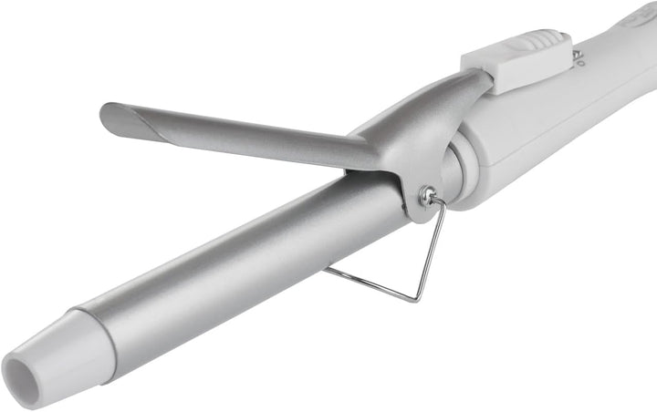 ADLER EUROPE AD 2105 Lockenstab Weiss – Keramik Heizstab mit PTC-System, 25W, einstellbare Bürste, m