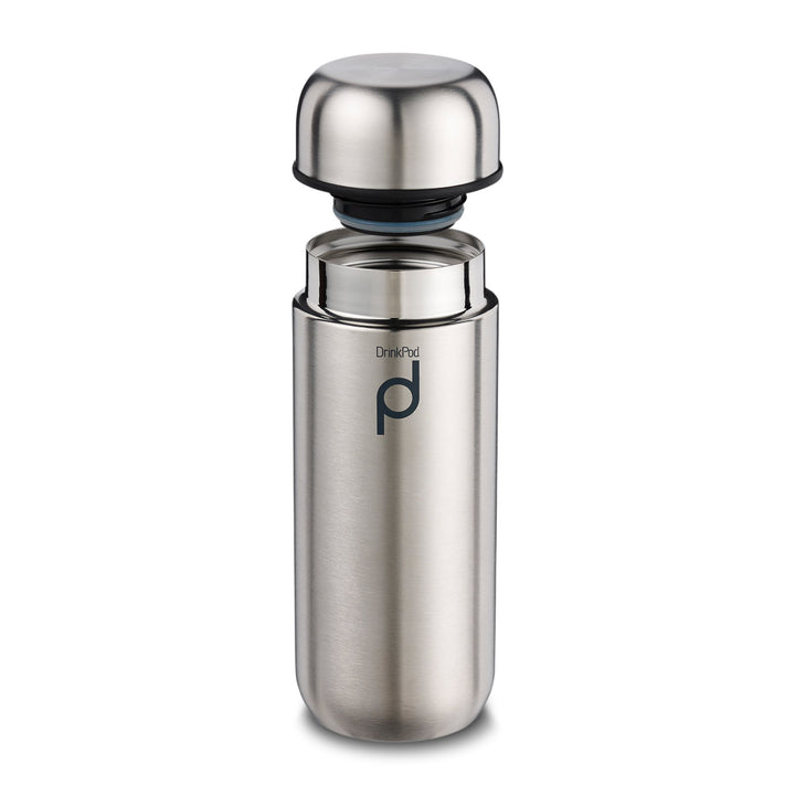 Pioneer DrinkPod Isolierflasche aus Edelstahl 0,2 L Doppelwandig Thermo-Lebensmittelbehälter 6 Stund