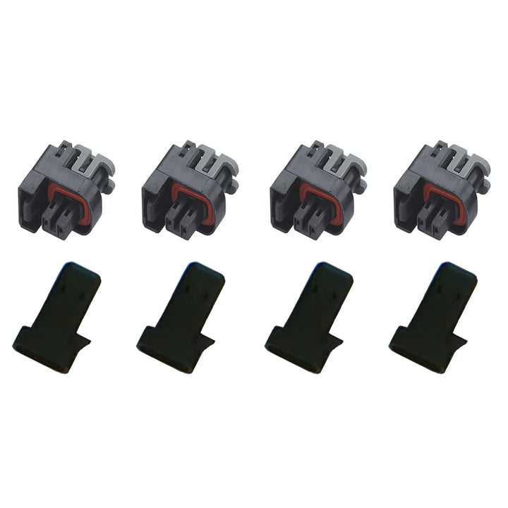KFZ Ersatz Stecker – Einspritzdüse Benziner – DELPHI (4 x Set) 15326181, 15411633