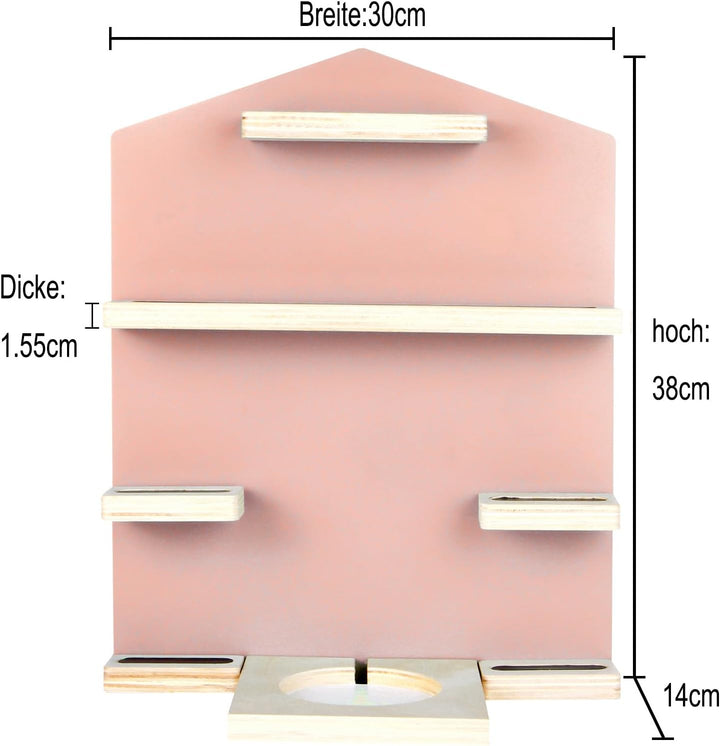 Magnetisches Wandregal lagerregal für Toniebox, Toniebox Regal mit Platz für 10 Tonie Hörfiguren, De