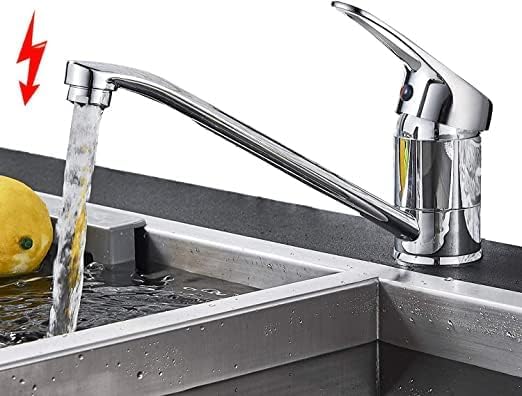 Suguword Niederdruck Küchenarmatur Spültischarmatur Küche Armatur Wasserhahn 360° Schwenkbar Mischba