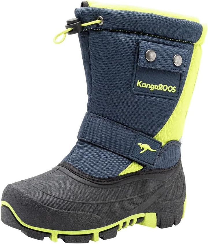 KangaROOS Unisex Kinder Kanga-Bean Ii Schneestiefel 28 EU Blau, 28 EU Blau