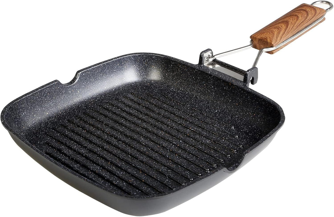 WECOOK! Ecochef - Aluminium Non Stick Grill Pan - 24 X 24 cm, 24 X 24 cm