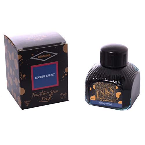 Diamine Füllfederhaltertinte Bloody Brexit, 80 ml, limitierte Auflage