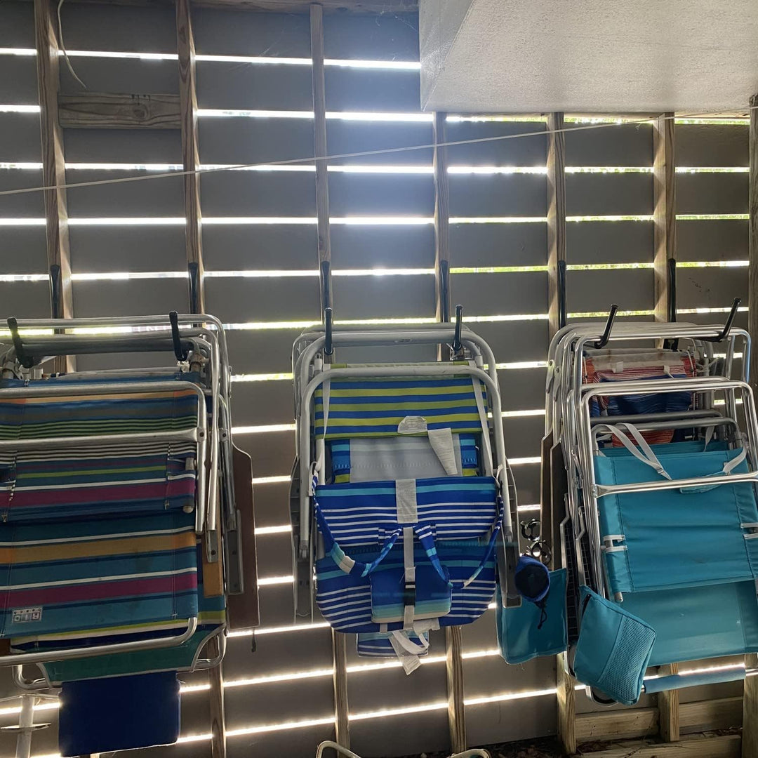 pipabiba Robuste Garagen-Aufbewahrungshaken, Gartenwerkzeuge, Aufbewahrung, Utiltiy-Aufhänger, Wandh