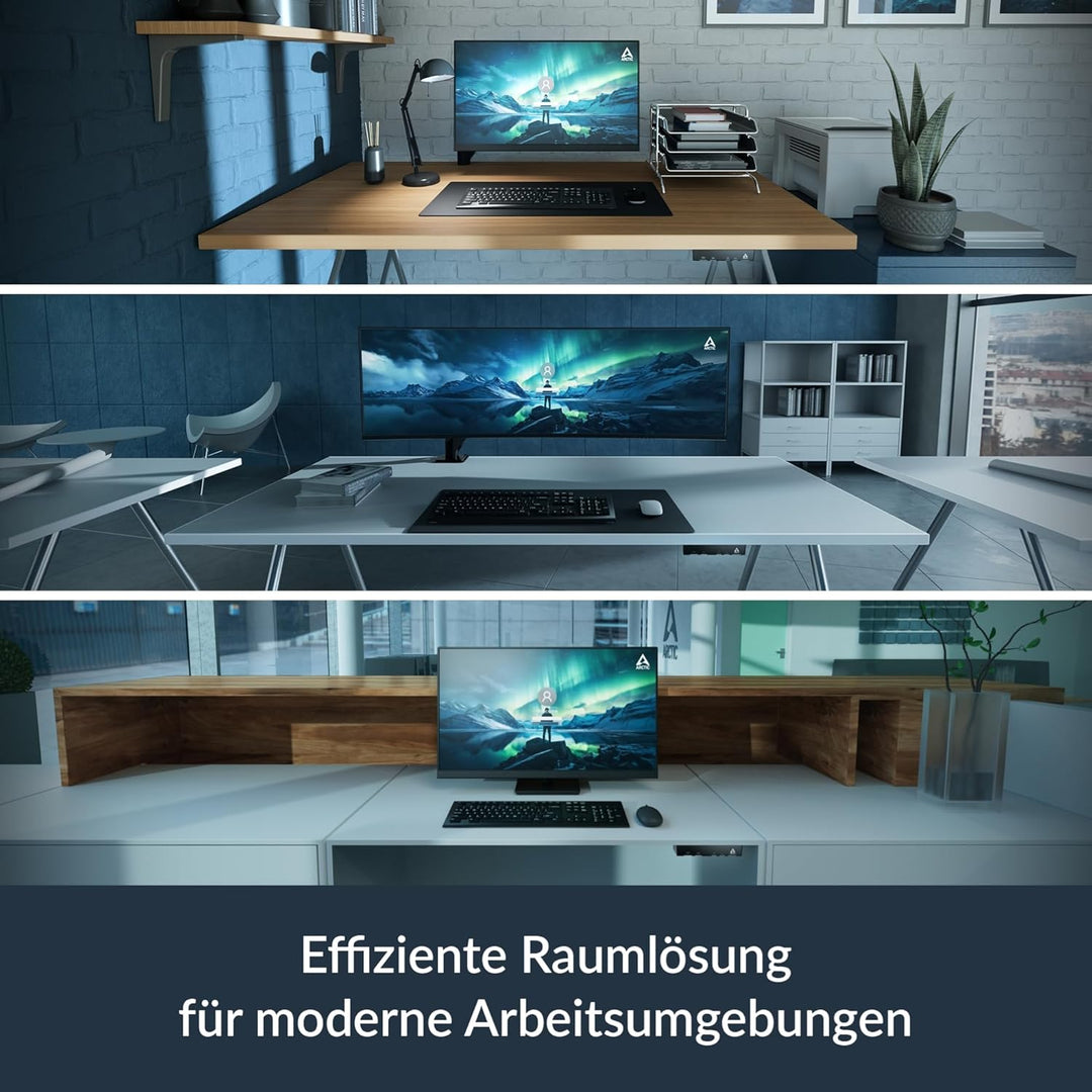 ARCTIC Senza 5700G - Passiv gekühlter, lautloser PC zur Montage unter dem Tisch, Windows 11 Home, AM
