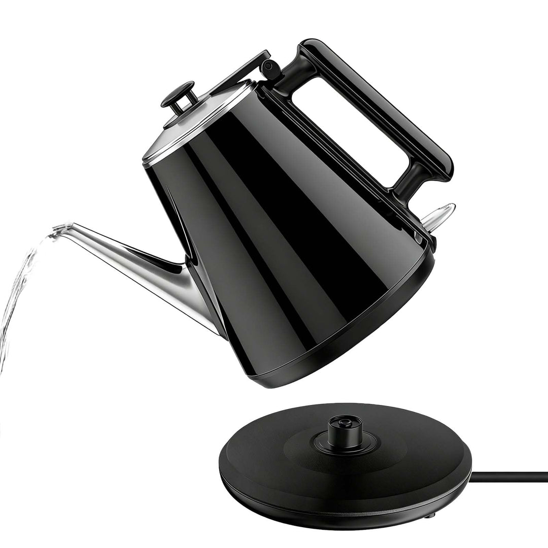 Wasserkocher 0,9 L – Kleiner Elektrischer Teekessel (1360 W) mit Edelstahl 304 Innenbehälter für Zuh