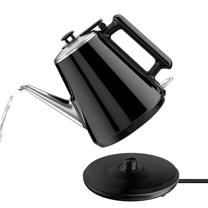 Wasserkocher 0,9 L – Kleiner Elektrischer Teekessel (1360 W) mit Edelstahl 304 Innenbehälter für Zuh