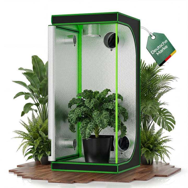 Kingpower Grow Box Grow Zelt für Pflanzen Growbox Gewächshaus Garten Anzucht Gemüse Kräuter Schrank